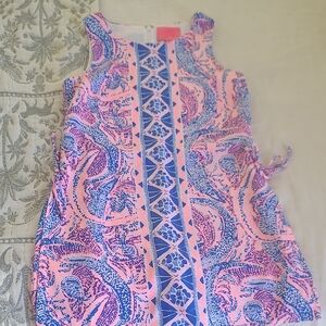Lilly Pulitzer Pink and Blue Patterned Dress